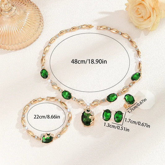 Ensemble Bijoux Femme 4 Pièces - Parure Tendance Personnalisée - BMYANY