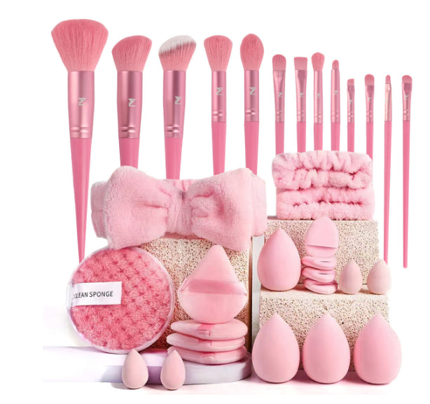 Ensemble Complet 40 Pièces Outils Beauté Maquillage Nettoyage Visage - BMYANY