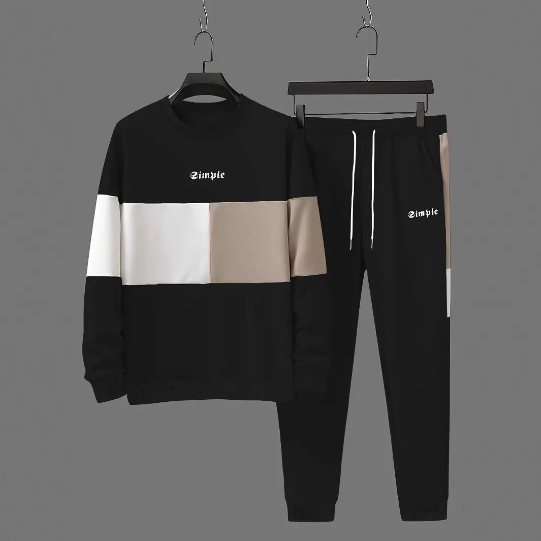 Ensemble Sport Loisir Homme Imprimé Simple Tendance - BMYANY