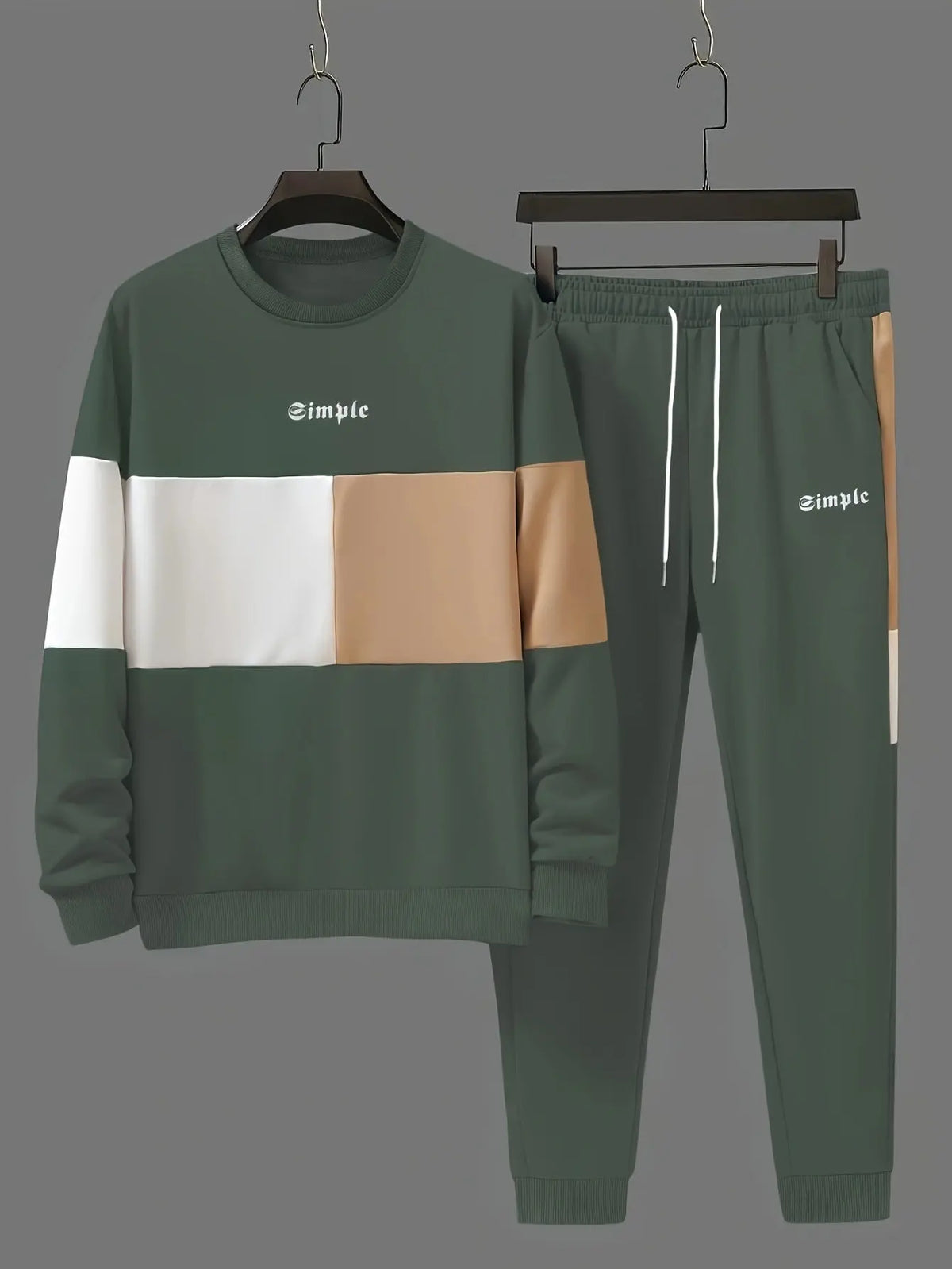 Ensemble Sport Loisir Homme Imprimé Simple Tendance - BMYANY