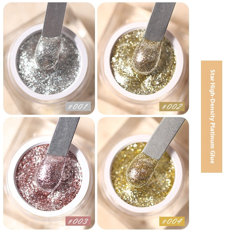Gel UV Paillettes Métalliques Haute Densité Ongles Art 5 ml - BMYANY