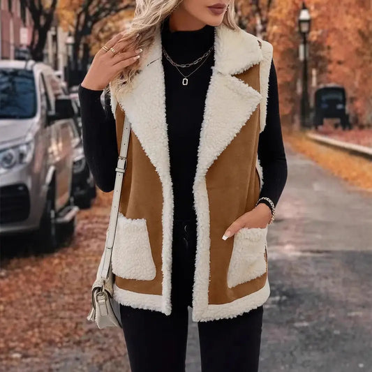 Gilet Sans Manches Matelassé Femme - Chaud et Confortable - BMYANY