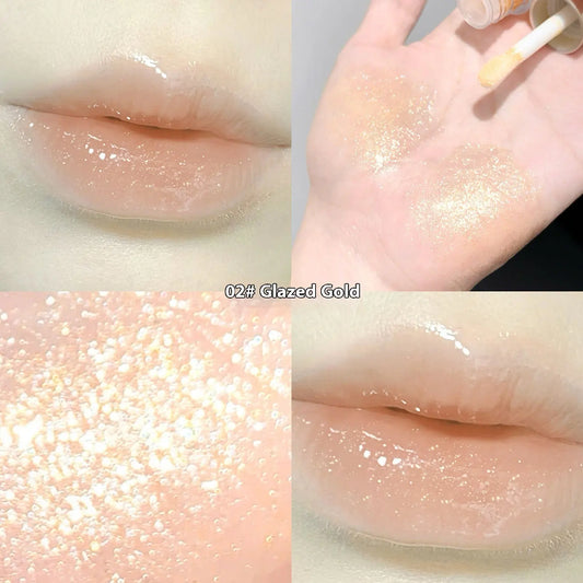 Gloss à Lèvres Hydratant Brillant - Effet Pailleté - BMYANY