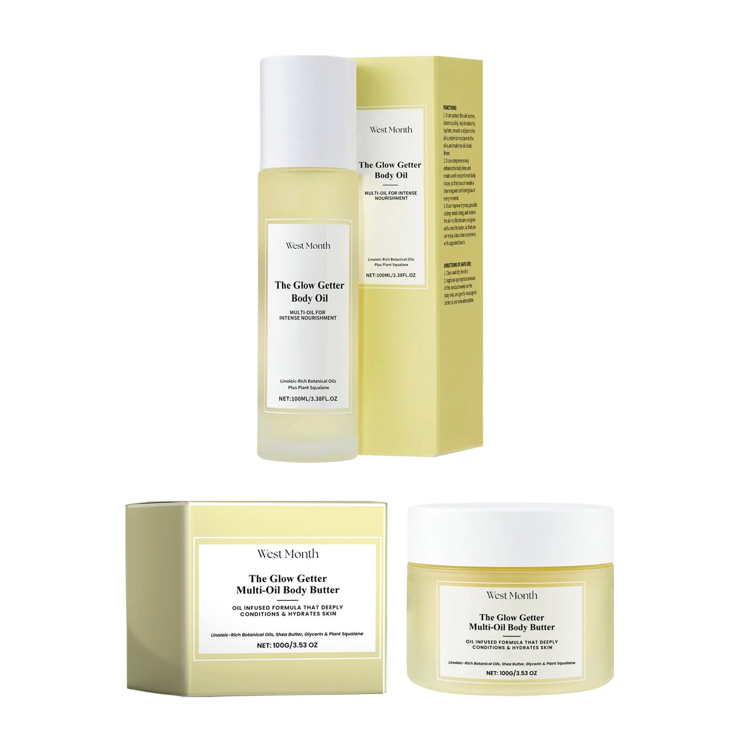 Huile de Massage Nourrissante et Raffermissante - Visage et Corps 100g - BMYANY