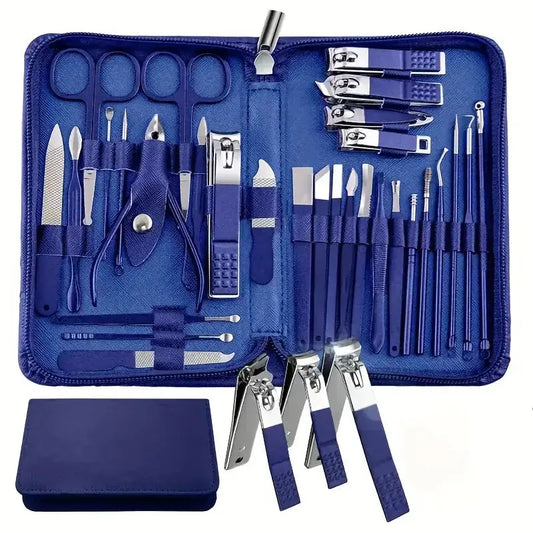 Kit Manucure Complet 30 Pièces - Acier Inoxydable - BMYANY