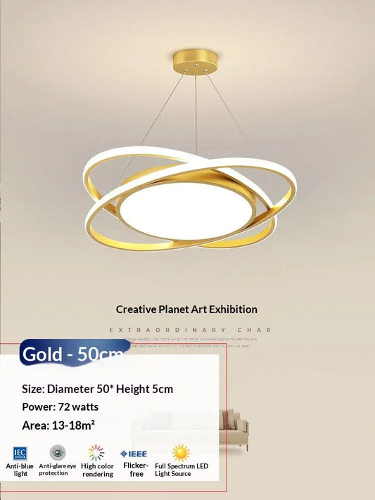 The Restaurant's Chandelier Is Simple And Modern - BMYANY