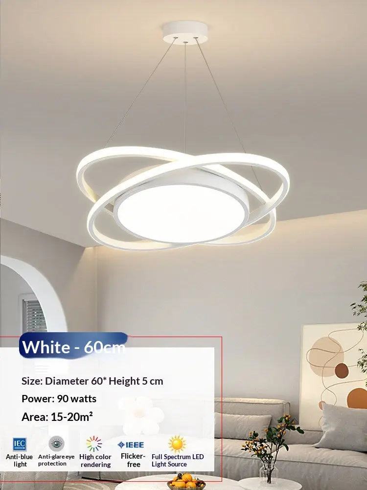 The Restaurant's Chandelier Is Simple And Modern - BMYANY
