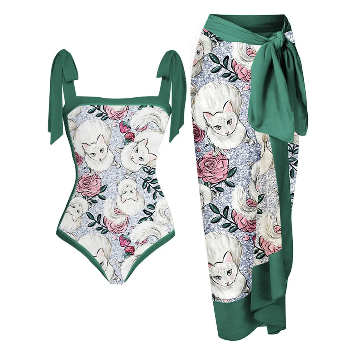 Maillot de Bain Une Pièce Imprimé pour Femme - BMYANY