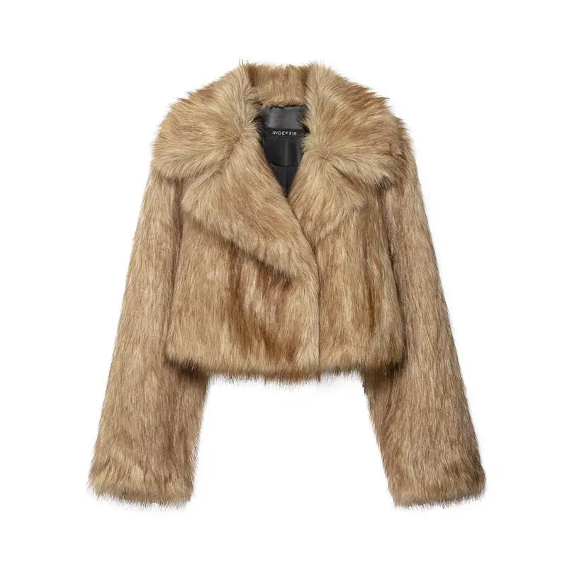 Manteau Court Femme Fourrure Synthétique - BMYANY