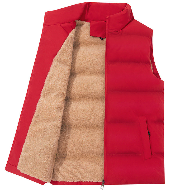 Manteau doublé polaire d’hiver Veste gilet de plein air pour hommes - BMYANY
