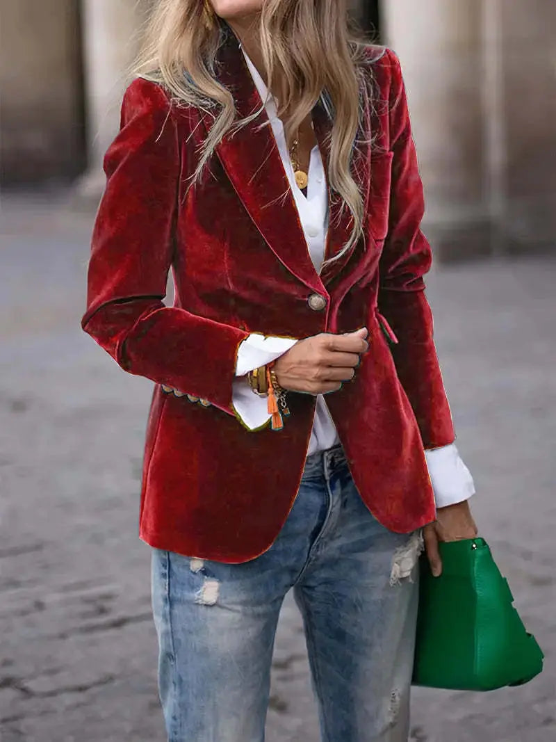 Manteau élégant uni pour femmes - Veste blazer - BMYANY
