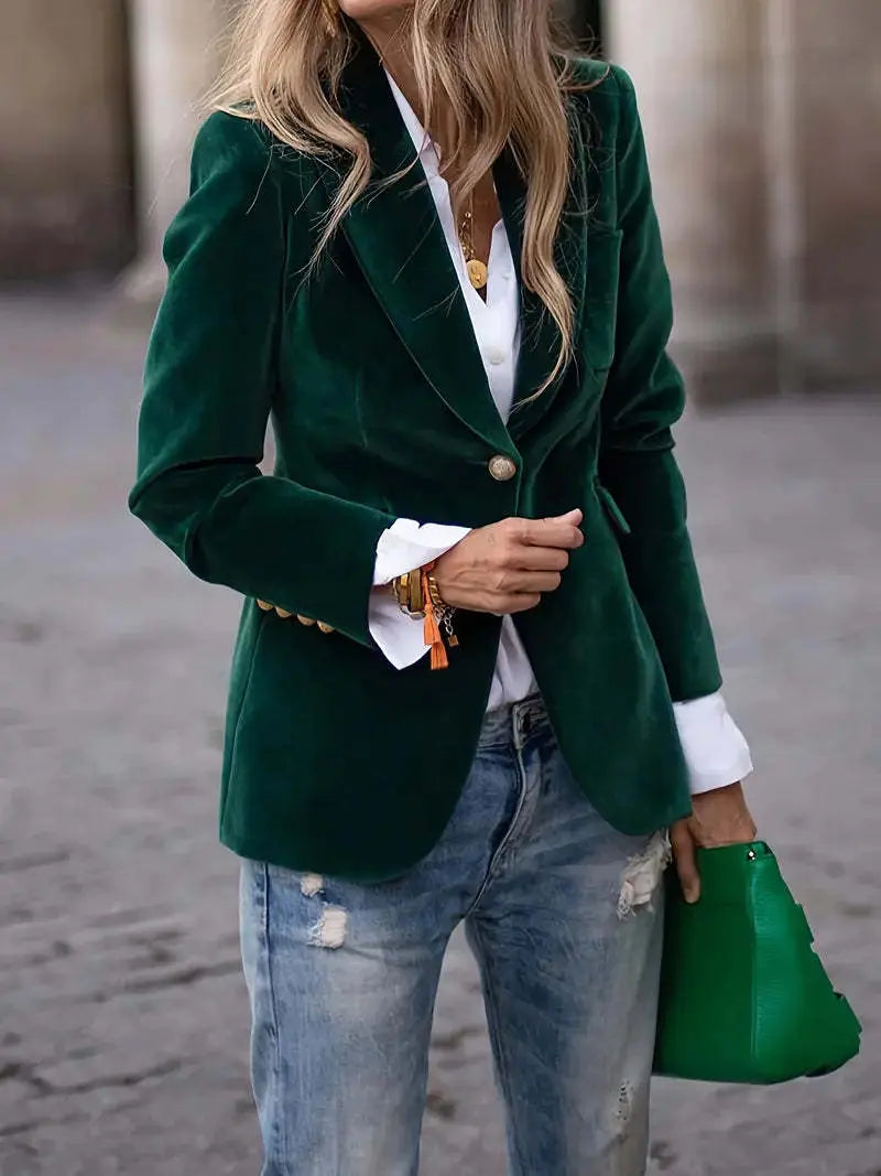 Manteau élégant uni pour femmes - Veste blazer - BMYANY
