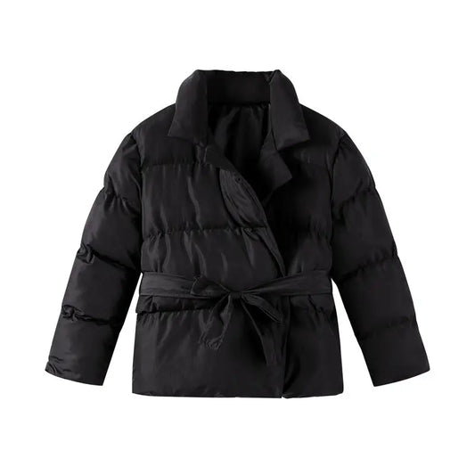 Manteau portefeuille Femme Lacets - taille cintrée col revers - BMYANY