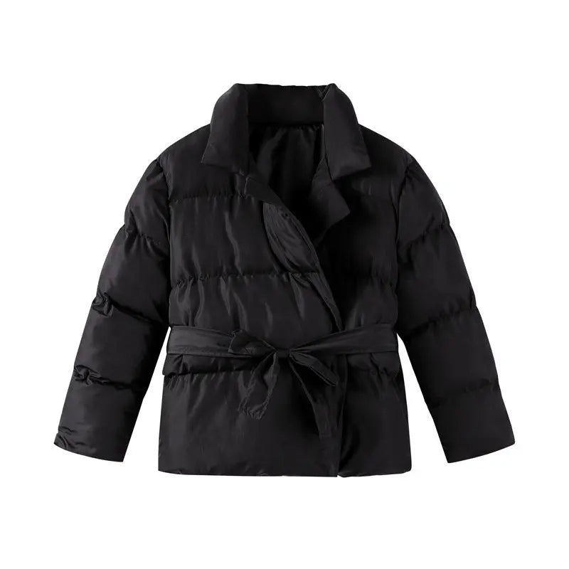 Manteau portefeuille Femme Lacets - taille cintrée col revers - BMYANY