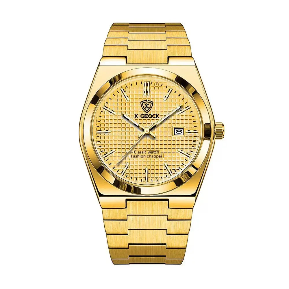 Montre Homme Quartz Suisse Fermoir Papillon - BMYANY
