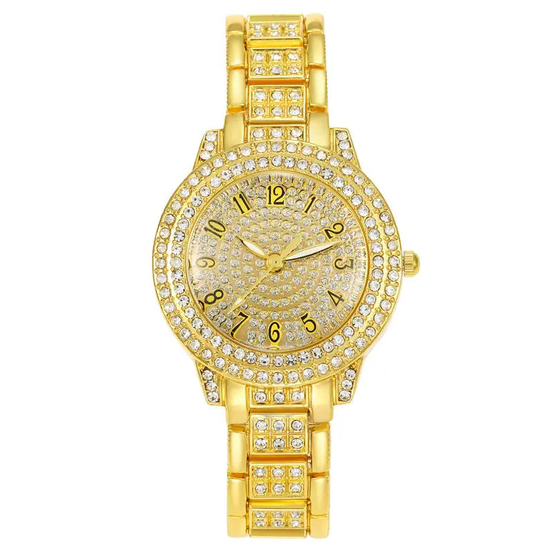 Montre Étoilée Féminine Diamant Chiffres Romains - BMYANY