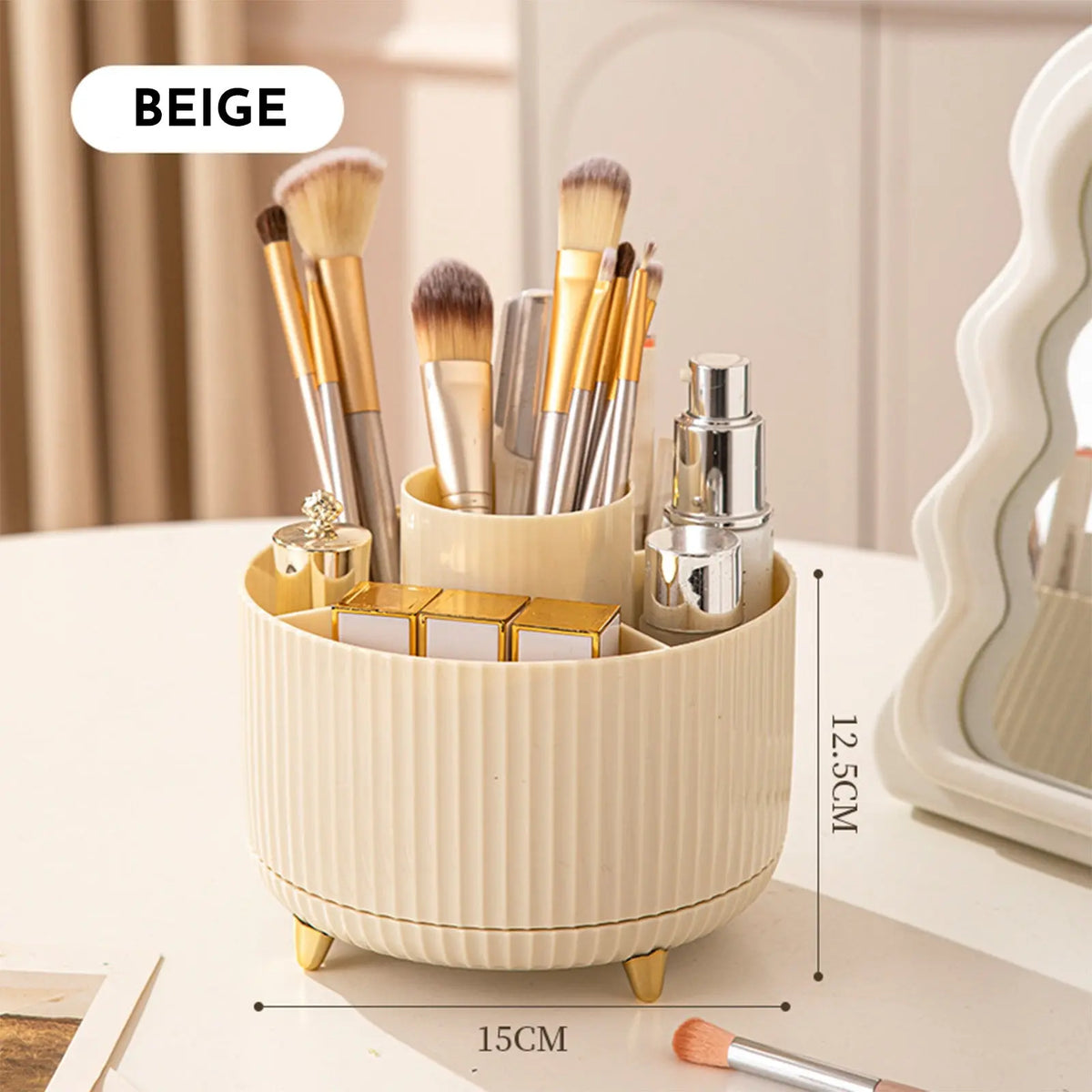 Organisateur Rotatif 360° pour Pinceaux Maquillage - BMYANY