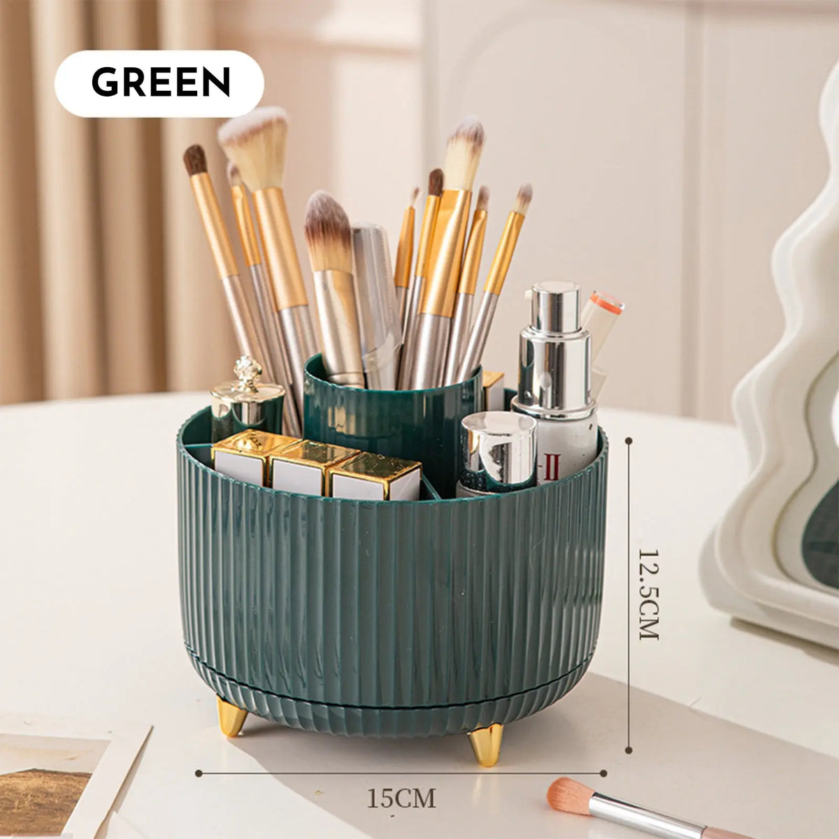 Organisateur Rotatif 360° pour Pinceaux Maquillage - BMYANY