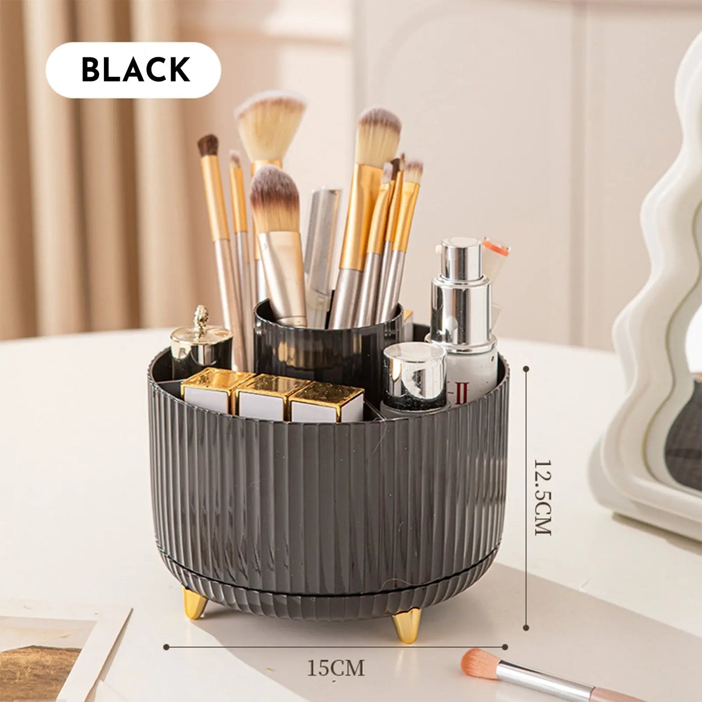 Organisateur Rotatif 360° pour Pinceaux Maquillage - BMYANY