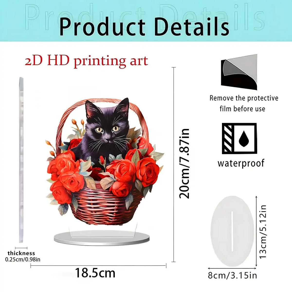 Ornements Décoratifs en Acrylique à Poser - BMYANY