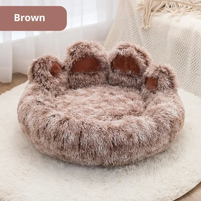 Panier Moelleux Bicolore pour Chien - Lit Épaissi Confortable - BMYANY