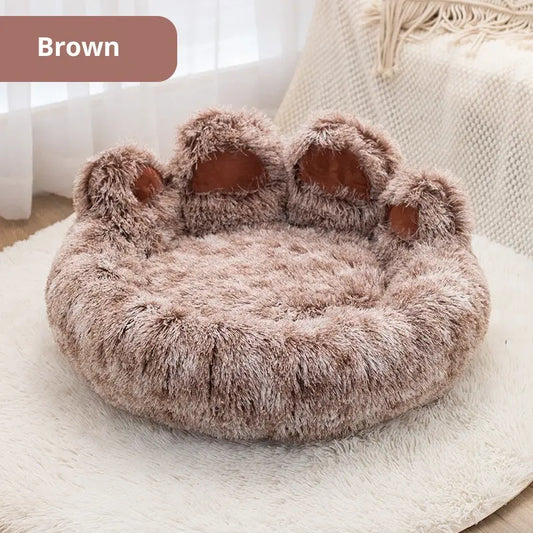 Panier Moelleux Bicolore pour Chien - Lit Épaissi Confortable - BMYANY