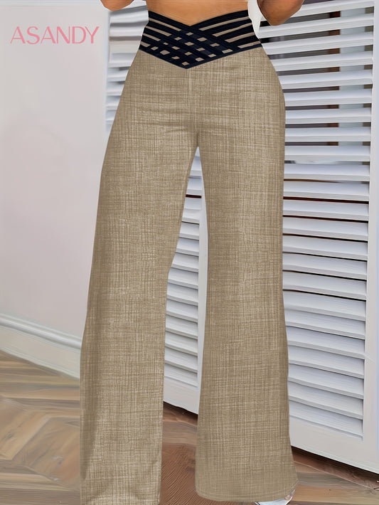 Pantalon décontracté ample pour femme - BMYANY