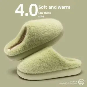 Pantoufles d’hiver doublées Coton - Antidérapantes Homme Femme - BMYANY