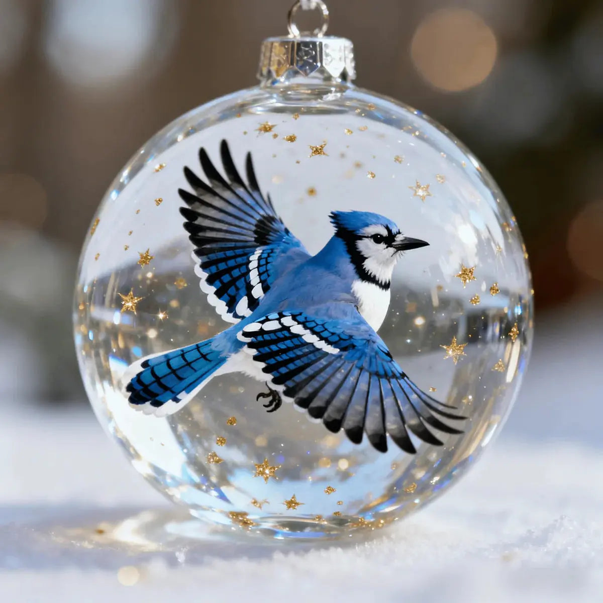 Pendentif Oiseau Naturel Ornement en Cristal - BMYANY