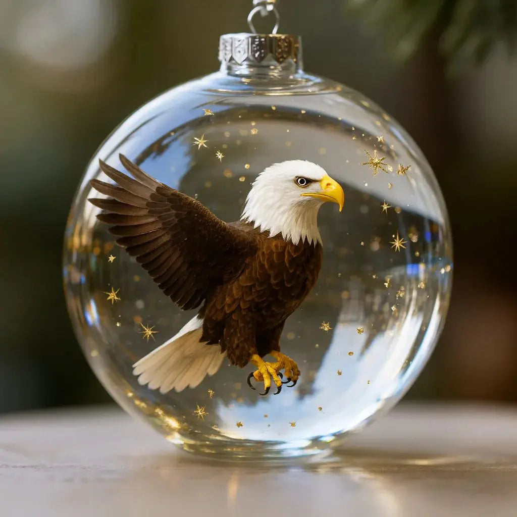 Pendentif Oiseau Naturel Ornement en Cristal - BMYANY