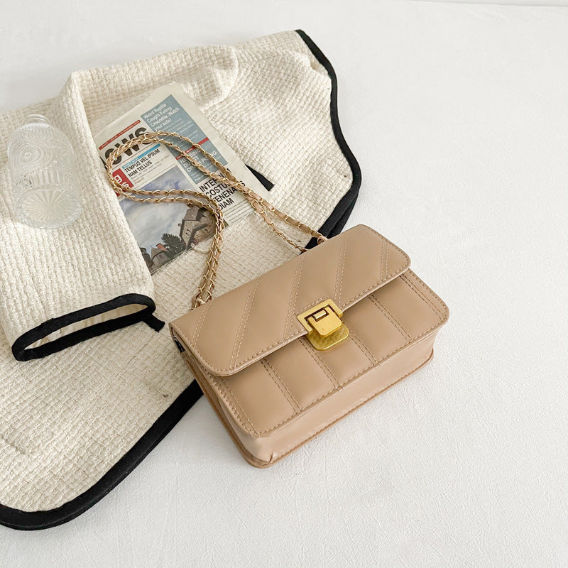 Petit Sac Carré Femme Bandoulière Chaîne Style Tendance - BMYANY