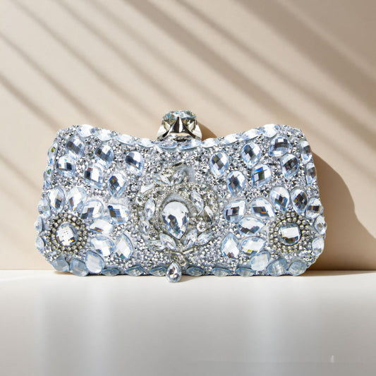 Pochette de Soirée Strass Diamants Dîner Cocktail Réception - BMYANY