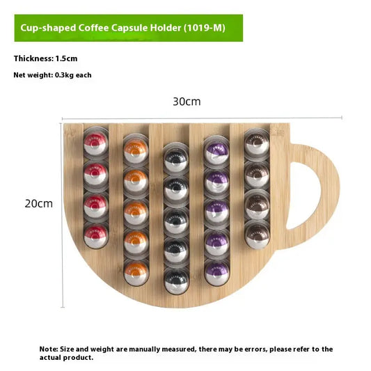 Porte Capsules de Café Rotatif en Acrylique - BMYANY