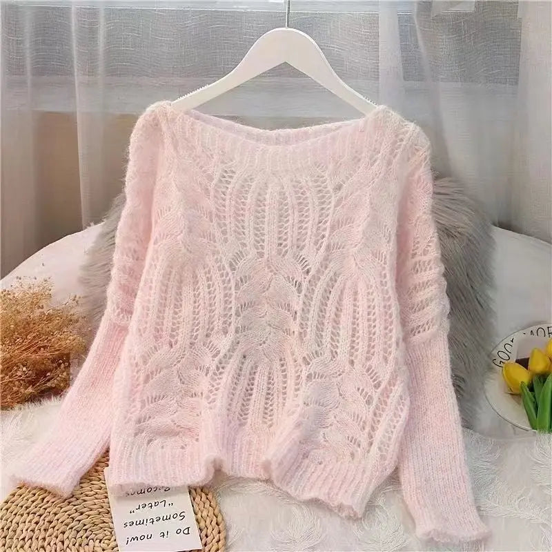 Pull Femme Ample Automne Vêtements Rétro - BMYANY