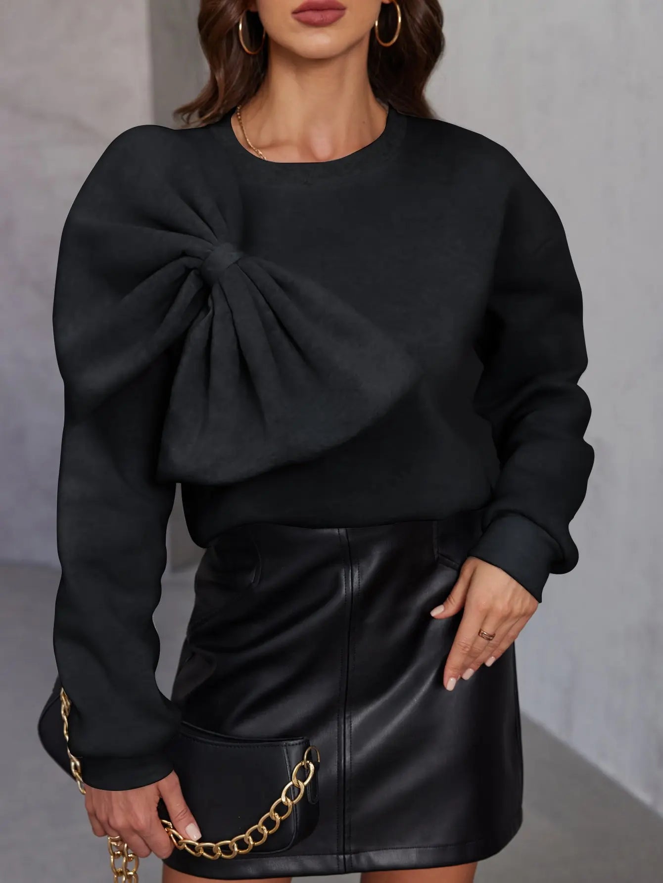 Pull Femme Ample Manches Longues Affinant Confortable - BMYANY