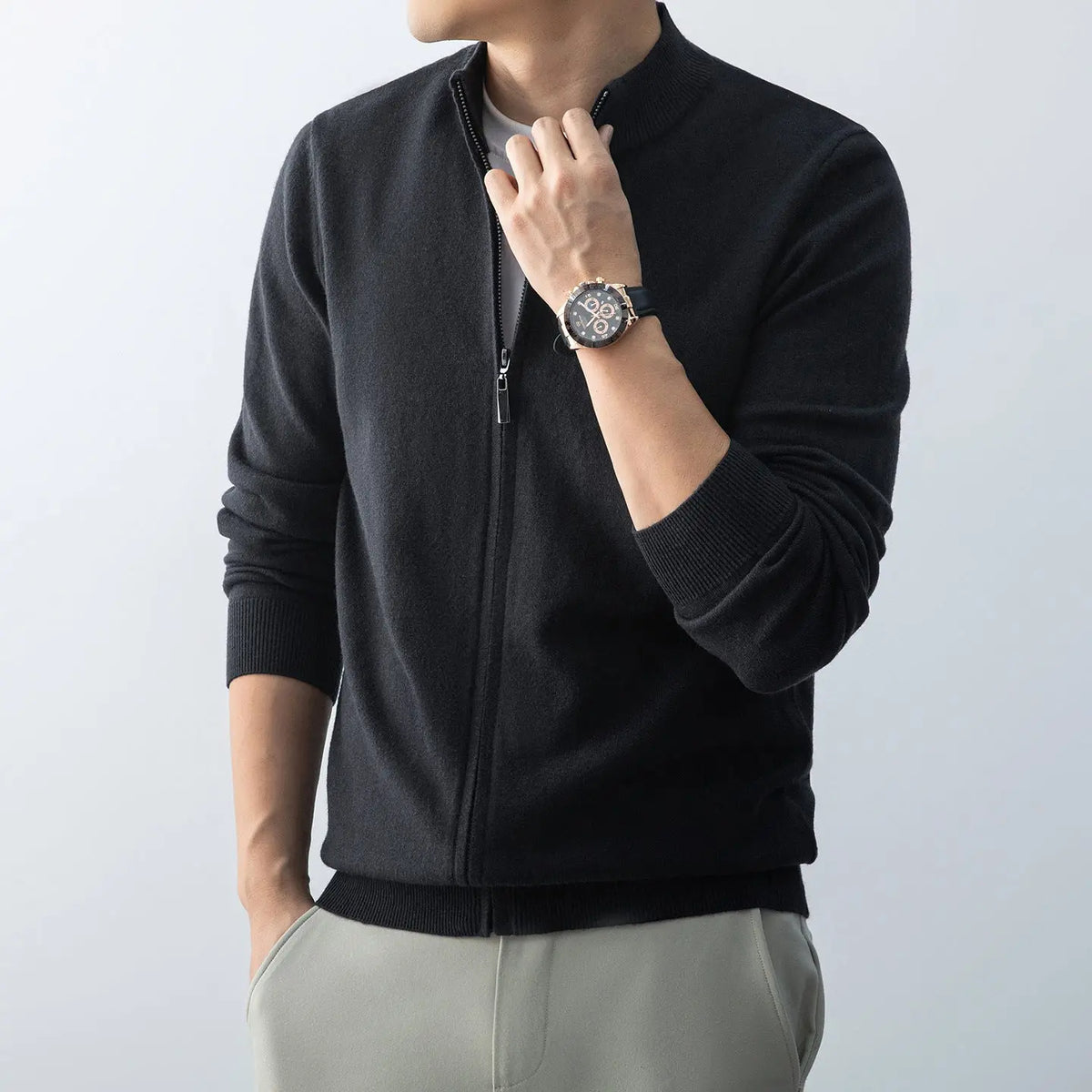 Pull Homme Col Montant - Style Décontracté Élégant - BMYANY