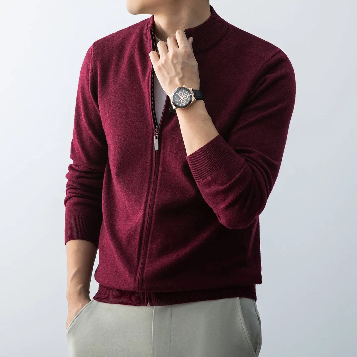 Pull Homme Col Montant - Style Décontracté Élégant - BMYANY