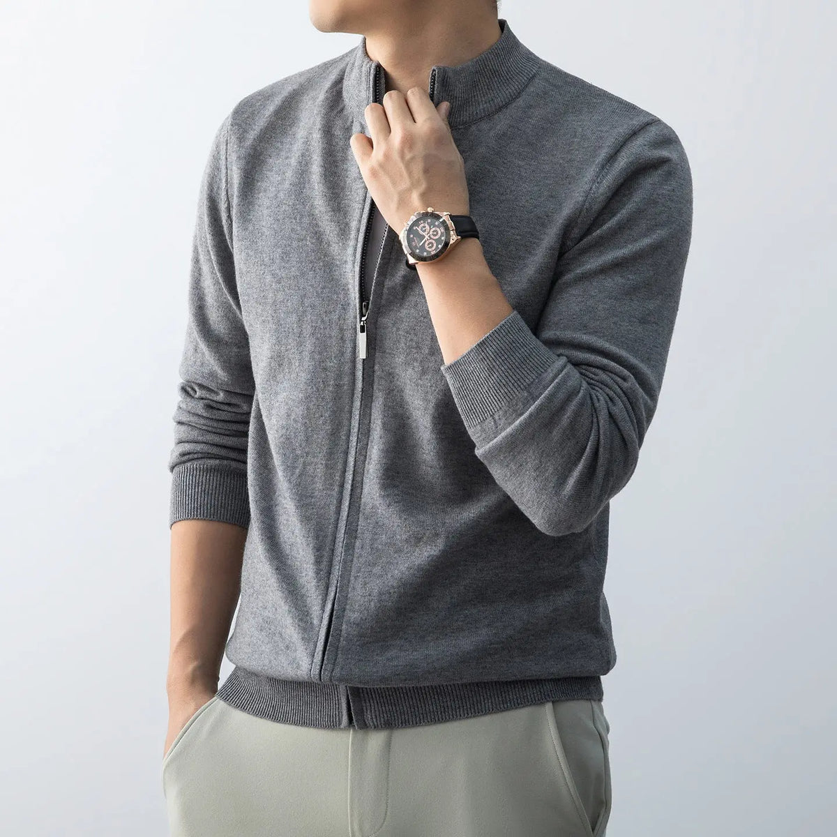 Pull Homme Col Montant - Style Décontracté Élégant - BMYANY