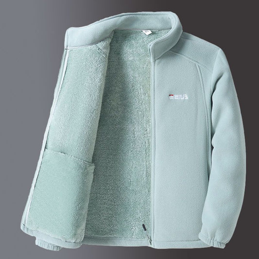 Pull Polaire Épais Ample Col Montant pour Mamans - Manteau Confort - BMYANY