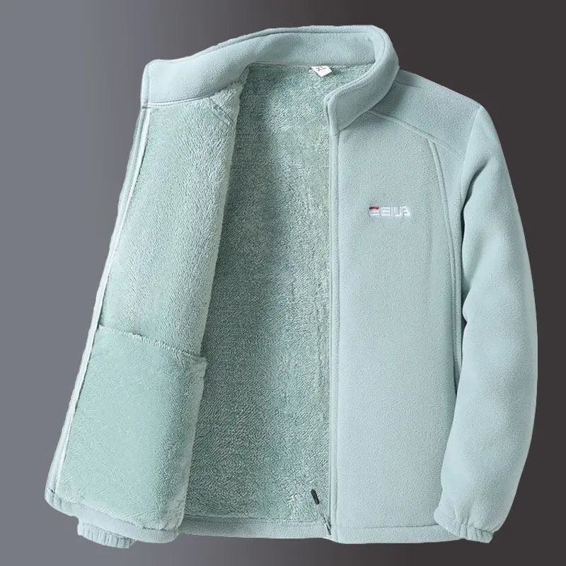 Pull Polaire Épais Ample Col Montant pour Mamans - Manteau Confort - BMYANY