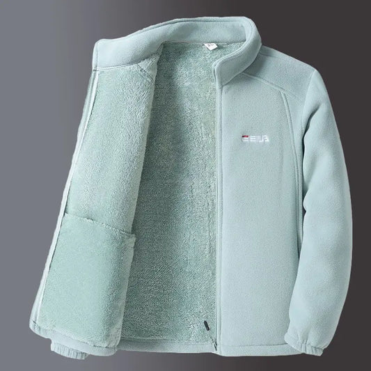 Pull Polaire Épais Ample Col Montant pour Mamans - Manteau Confort - BMYANY