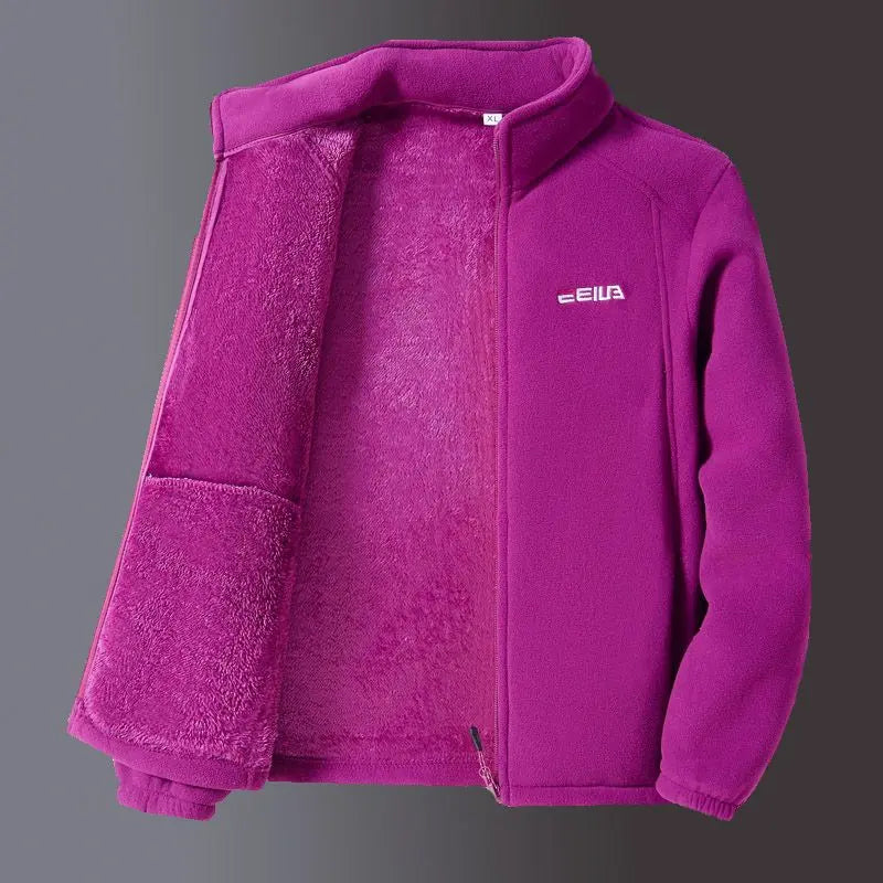 Pull Polaire Épais Ample Col Montant pour Mamans - Manteau Confort - BMYANY
