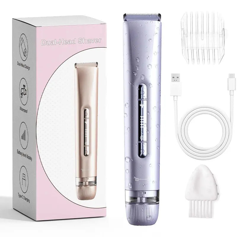 Rasoir Épilation Femme Double Tête - Zone Intime Bikini Sécurisé - BMYANY