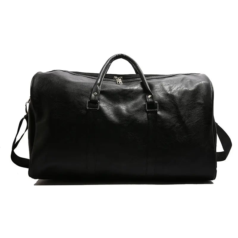 Sac de Voyage PU Texture Simple Couleur Unie Bandoulière - BMYANY