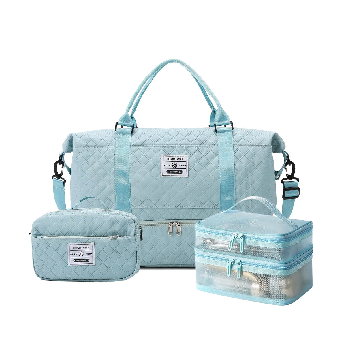Sac de sport 1pc/3pcs voyage grande capacité avec compartiment chaussures - BMYANY