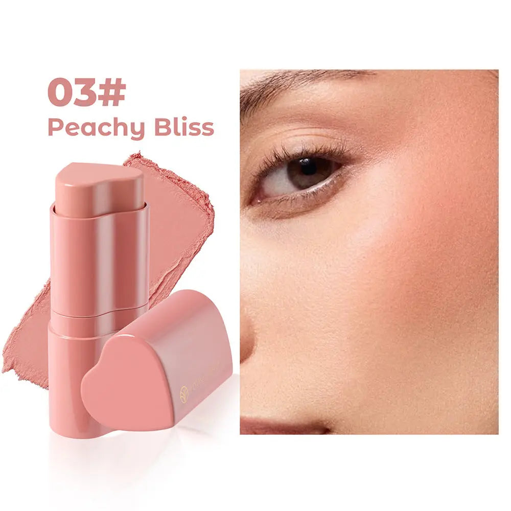 Stick Blush et Contour Cœur 6 Couleurs - Modification Faciale - BMYANY