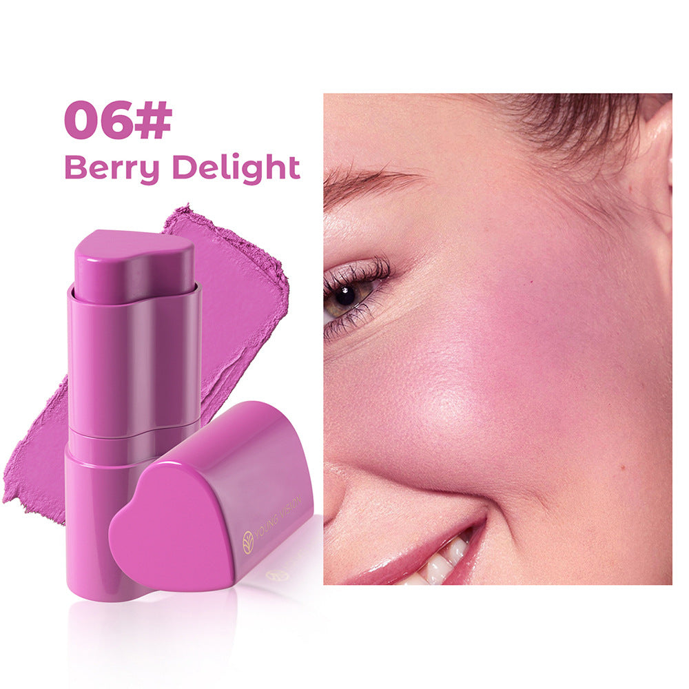 Stick Blush et Contour Cœur 6 Couleurs - Modification Faciale - BMYANY