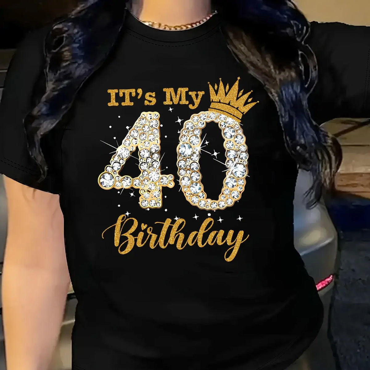 T-Shirt Femme 40e Anniversaire - Col Rond - BMYANY