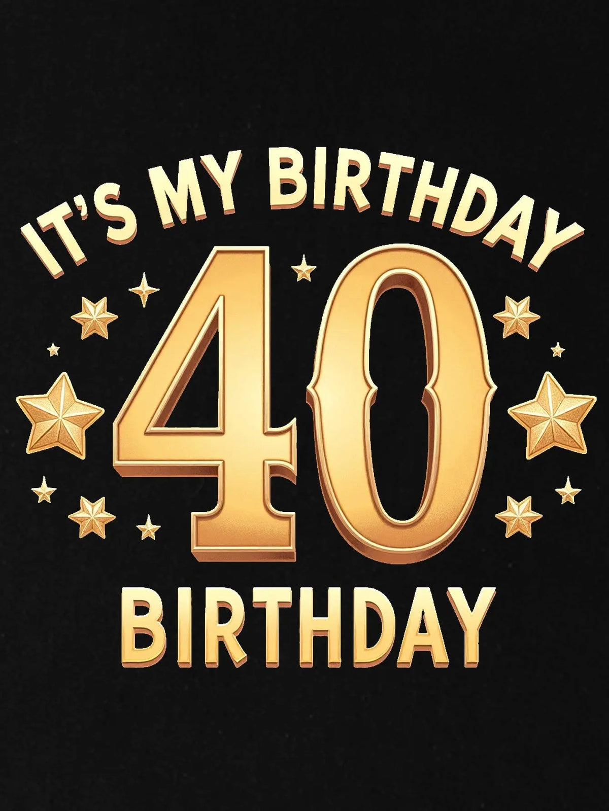 T-Shirt Homme 40e Anniversaire - Col Rond - BMYANY