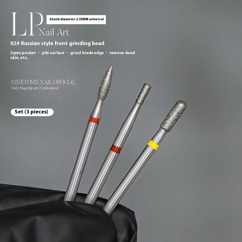TĂȘtes de Ponçage Diamant Manucure Professionnelle - Set Complet - BMYANY